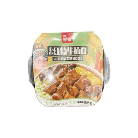 鲜锋自热红烧牛腩面*638g XF Self Heating Beef Noodle