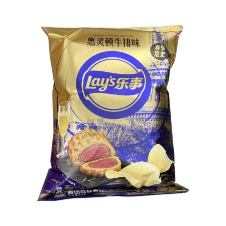 乐事薯片 惠林顿牛排味 60g Lay‘s Crisps- Wellington Beef Flavor