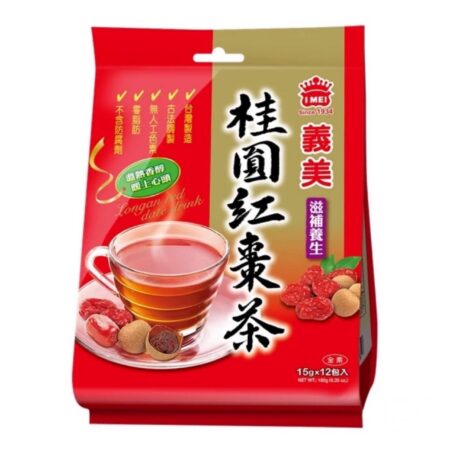 义美桂圆红枣茶 12袋装 180g IM Instant Longan Red Date Tea