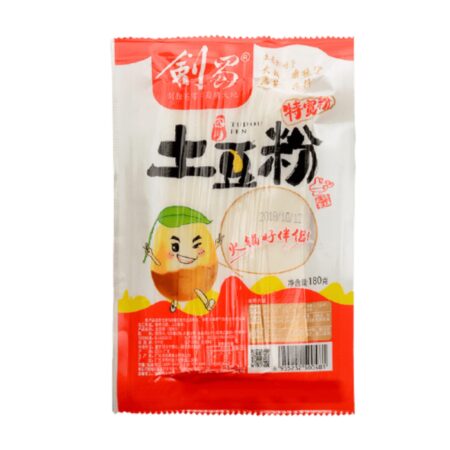 剑蜀 土豆宽粉 180g JS Potato Broad Noodle 180g