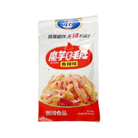 贤哥魔芋素毛肚-香辣味*58g XG Instant Konjac Vegetarian Honeycomb-Spicy Flavor