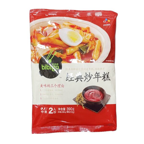 必品阁经典炒年糕 袋装 390g Bibigo Classic Style Fried Rice Cake