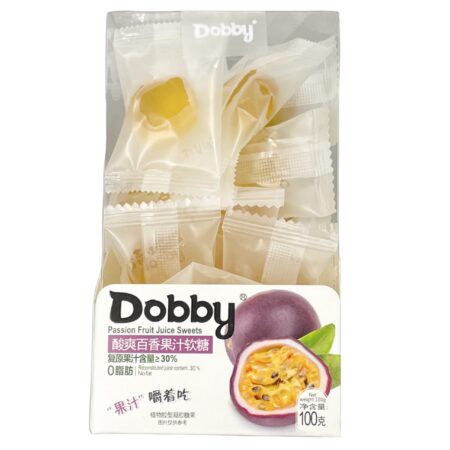 哆比Q弹百香果汁软糖 100g Dobby Soft Candy