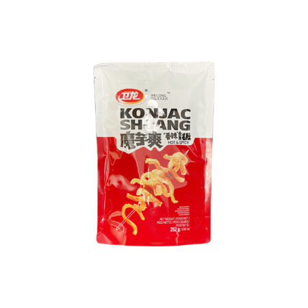 卫龙魔芋爽-香辣味(袋装)* 252g WL Konjac Strips - Hot Flavor