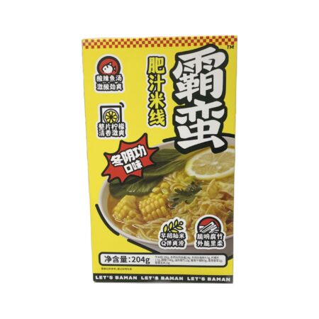 霸蛮-肥汁米线 冬阴功 204g BM Spicy Instant Vermiceil Tom Yun Flavor