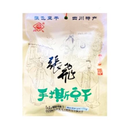 张飞手撕豆干 山椒味* 180g ZF Beancurd - Chilli Flavor