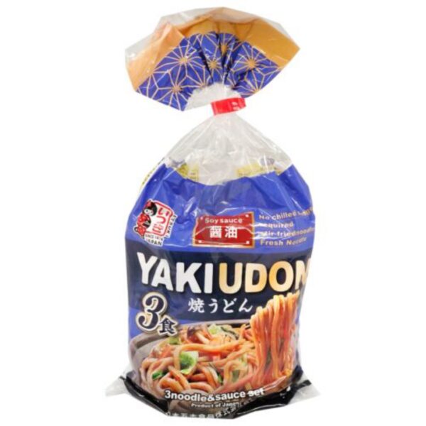 酱油乌冬面 678g Animal Free Yaki Udon For 3pcs