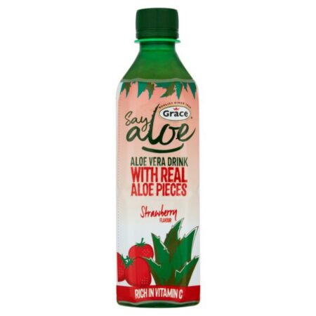 Grace芦荟汁-草莓味 500ml Grace Aloe Vera Strawberry