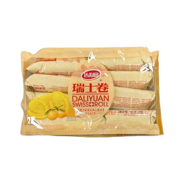 达利园瑞士卷-橙汁味 160g DLY Swiss Roll- Orange Juice