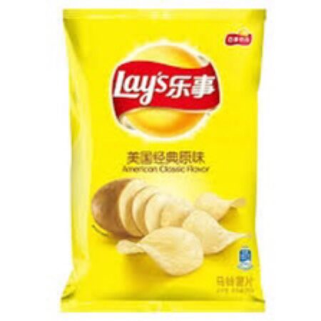 乐事薯片 经典原味* 70g Lay's Potato Chips American Classic Flavour