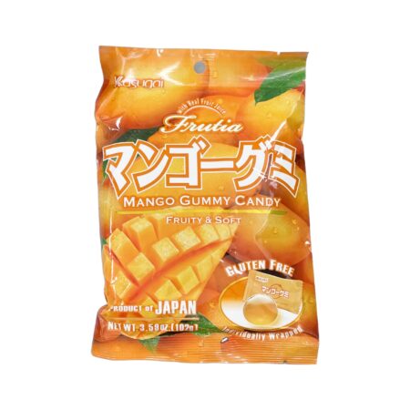 果汁软糖 芒果味 107g Kasugai Gummy Chews 100 Mango