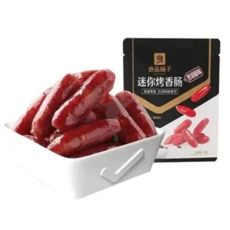 良品铺子 迷你烤香肠 黑胡椒味 110g BS Mini Roasted Sausage Black Pepper Flavor