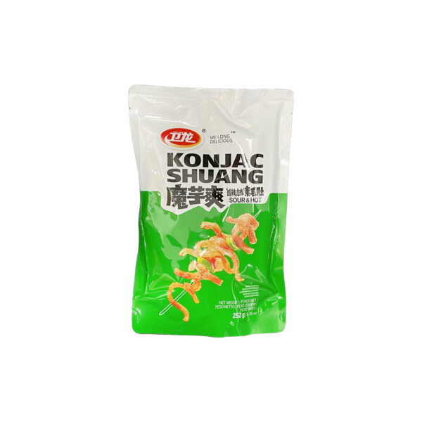 卫龙魔芋爽-酸辣味（袋装）*252g WL Konjac Strips - Hot&Sour Flavor