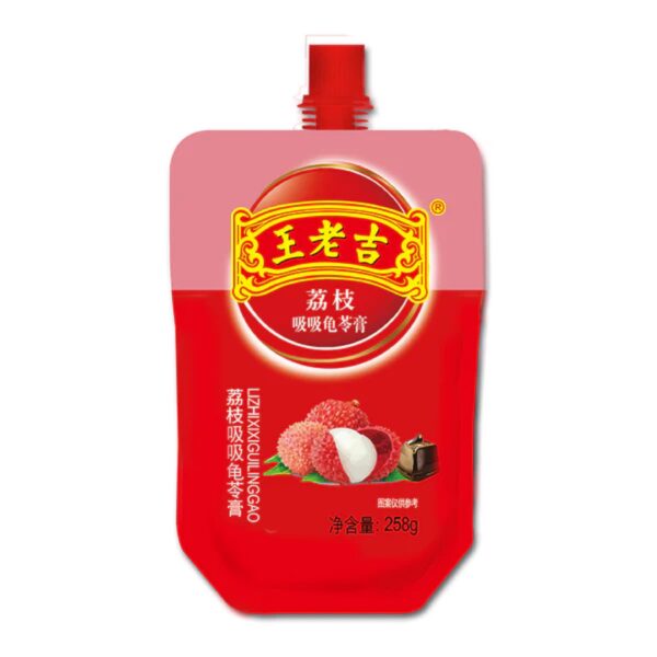 王老吉荔枝吸吸龟苓膏 258g WLJ Gui Ling Gao - Lychee