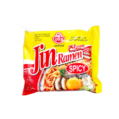 不倒翁 金拉面 辣* 120g Ottogi Jin Ramen Spicy 120g