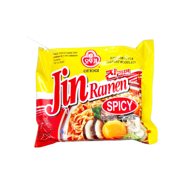 不倒翁 金拉面 辣* 120g Ottogi Jin Ramen Spicy 120g