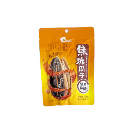 洽洽 焦糖瓜子* 108g CC Caramel Sunflower Seeds With Sugars And Sweeteners