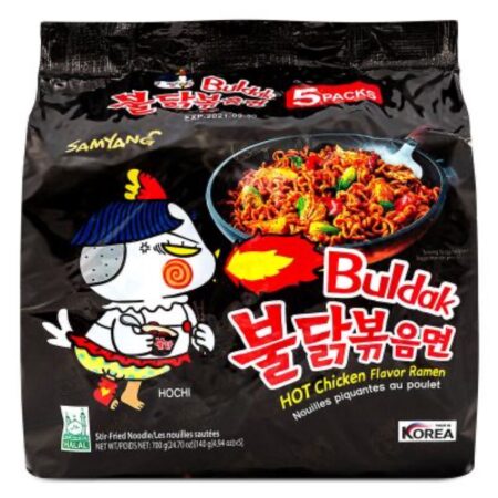 三养 火鸡面拌面五连包* 5*140g SY Hot Chicken Flavor Ramen Multi