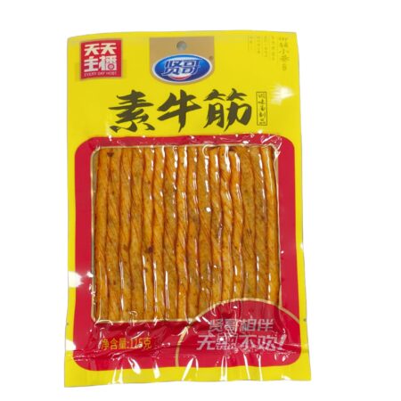 贤哥素牛筋香辣 115g XG Ready To Eat Spicy Gluten