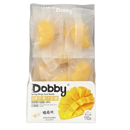 哆比Q弹芒果汁软糖 110g Dobby Soft Candy-Mango