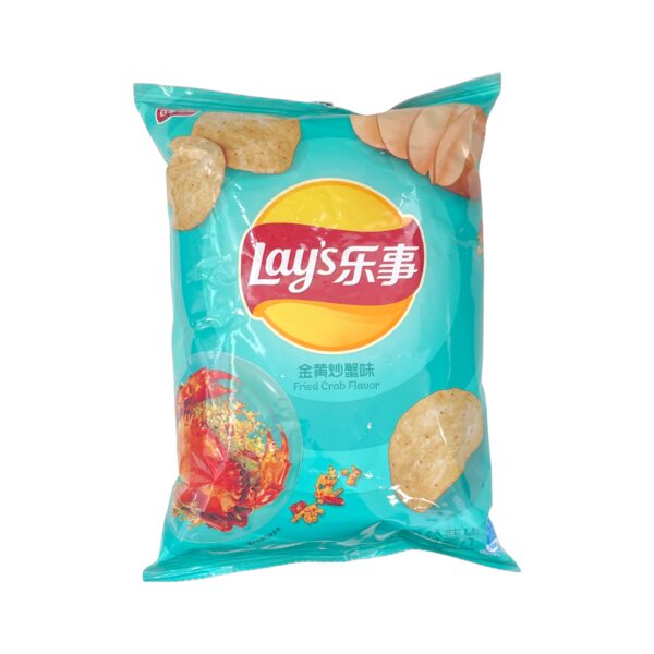 乐事薯片 黄金炒蟹味* 70g Lay‘s Potato Chip Fired Cram Flavour