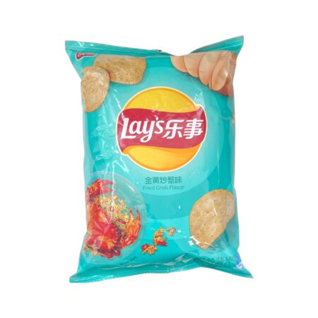 乐事薯片 黄金炒蟹味* 70g Lay‘s Potato Chip Fired Cram Flavour