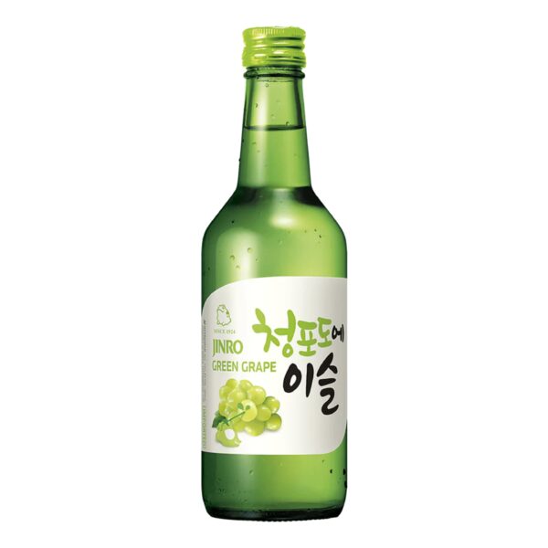 Jinro 真露青葡萄味烧酒 360ml Jinro Chamisul Green Grape 13 Alc./Vol