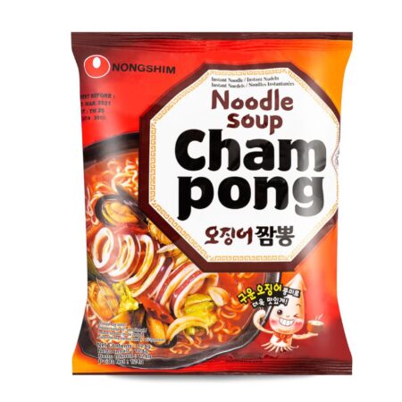 农心 鱿鱼炸酱面拉面*124g NS Champong Ramyun