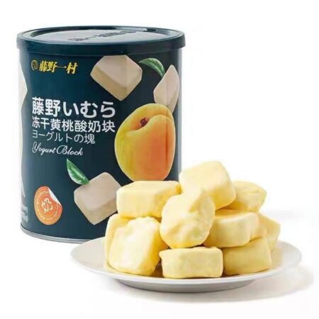 藤野一村 冻干黄桃酸奶块 80g TYYC Freeze-dried yogurt