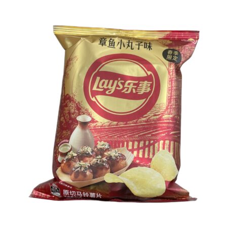 乐事薯片 章鱼小丸子味 60g Lay‘s Crisps-Takoyaki Flavor