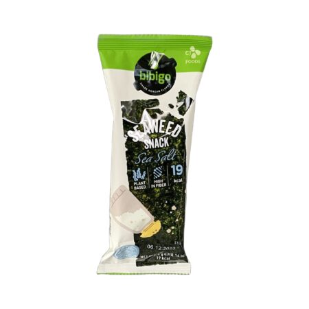 必品阁紫菜脆片-海盐味 4g Bibigo Seaweed Snack With Tray-Seasaltd