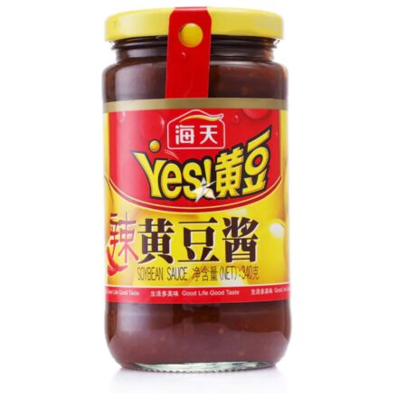 海天辣黄豆酱 *340g HD Hot Soybean Paste（with Sugar and Sweetener）