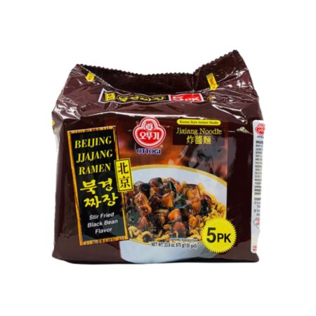 Ottogi 炸酱拉面-黑豆酱* 135g✖️5 Ottogi Jjajang Ramen-Balck Bean Sauce