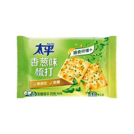 太平梳打饼干-香葱味 100g TP Soda Biscuit- Chive Flavor