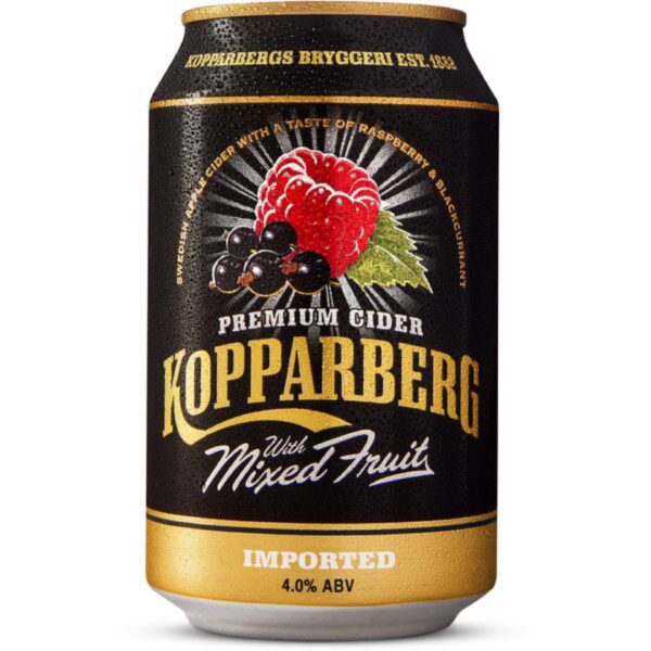 Kopparberg树莓黑加仑果啤 330ml 4.0% Vol