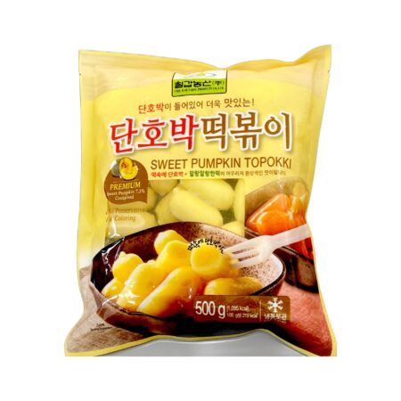 Chikab 韩国南瓜年糕 500g Frozen Sweet Pumpkin Rice Cake