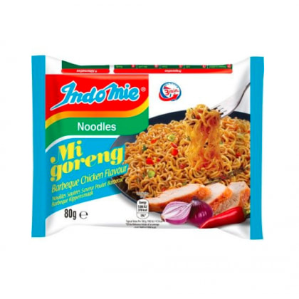 营多印尼面-烧烤鸡味 85g Indomie Instant Noodles Mi Goreng BBQ Chicken