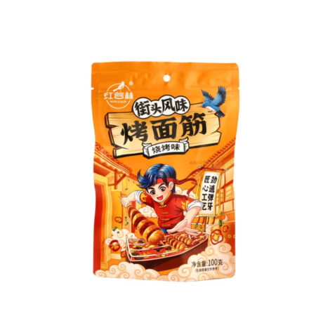 红谷林烤面筋-烧烤味 100g HGL Gluten BBQ