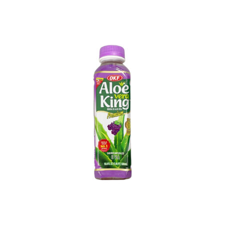 OKF Aloe Vera芦荟汁-葡萄味*500ml Aloe Vera King Grape Flavor