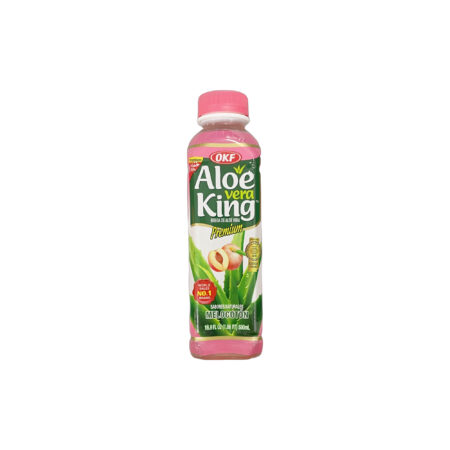 OKF Aloe Vera芦荟汁-白桃味*500ml Aloe Vera King Peach Flavor