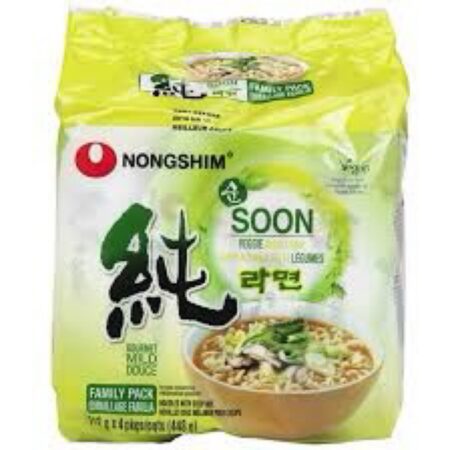 农心蔬菜拉面五连包 560g NS Veggie Ramyun Noodles