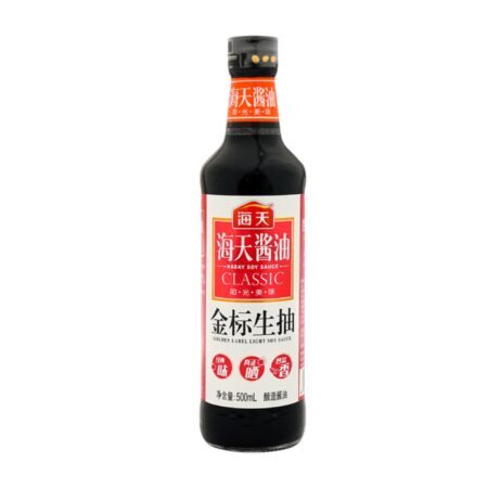 海天 0金标生抽 500ml HD 0Golden Label Light Soy Sauce