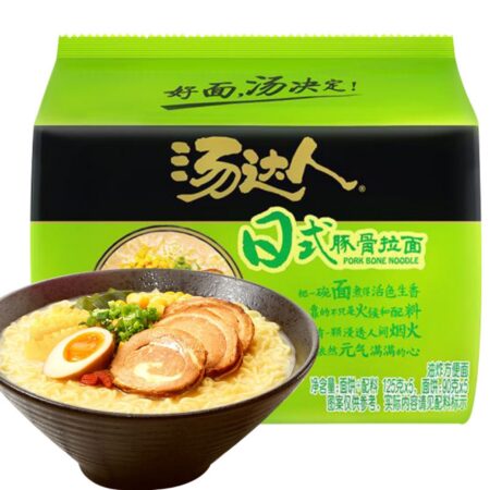 统一汤达人经典五入-日式豚骨拉面*125g*5 UNIf Soup Daren