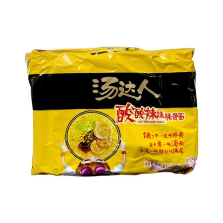 统一汤达人经典五入-酸酸辣辣豚骨* 130g✖️5 UNIF Instant Noodle-Hot&Sour Artificial Pork Flavor 5 in 1