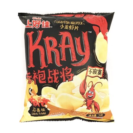 上好佳小龙虾片-蒜香味 35g SHJ Crayfish Crackers- Garlic