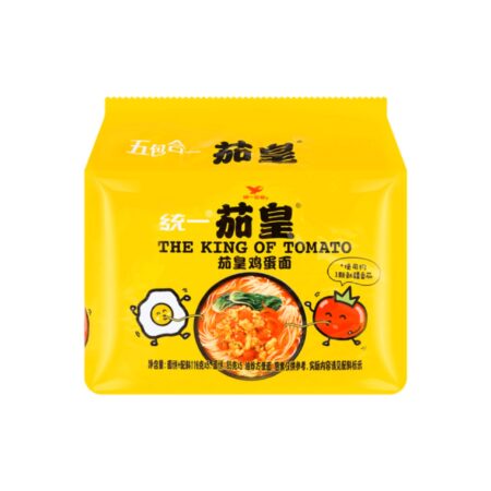 统一茄皇鸡蛋面五连包* 580g Unif QH Instant Noodle- Tomato Sauce Flavor