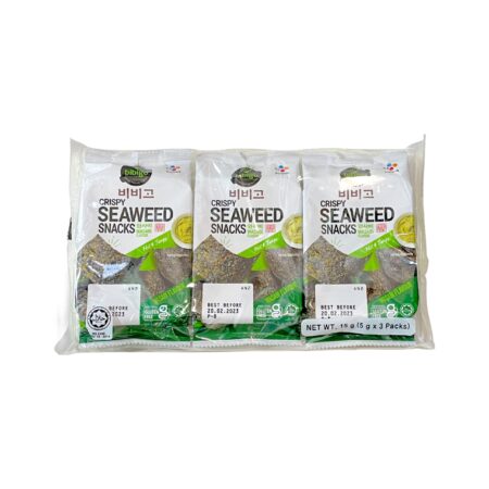 必品阁海苔-芥末味 15g Bibigo Crispy Seaweed Snacks-Wasabi Flavour