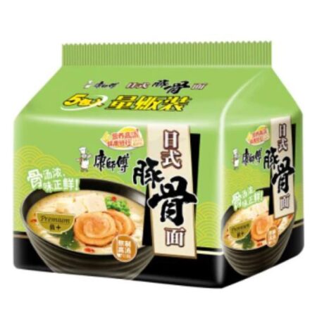 康师傅经典五入-日式豚骨*510g KSF Instant Noodles-Artificial Pork Flavour Japanese 5 in 1