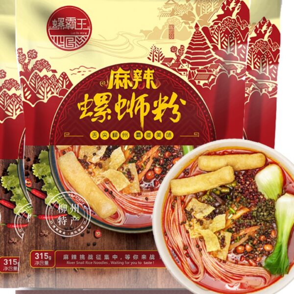 螺霸王 麻辣口味螺蛳粉* 315g LBW Instant Vermicelli-Spicy Flavor