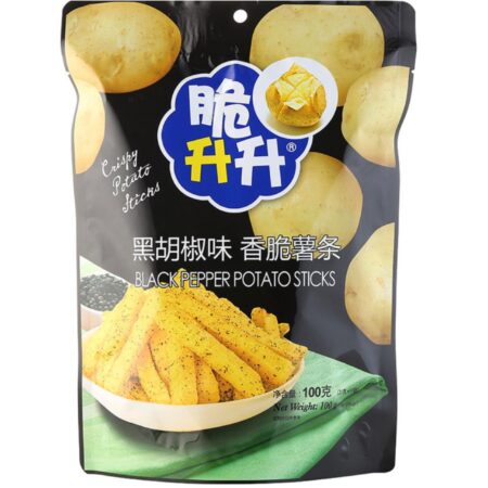 脆升升薯条-黑胡椒味 100g CSS Chips-Black Pepper Flavor